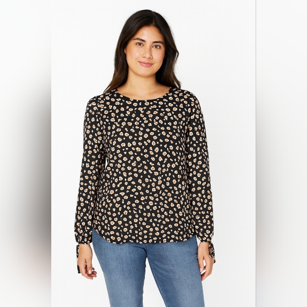 Michelle Mcdowell Floral Pullover Top Womens Size Large‎ Boho Cottagecore